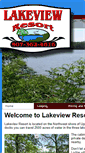 Mobile Screenshot of mnlakeviewresort.com
